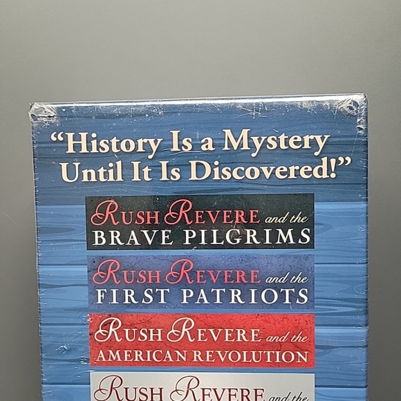 NEW/SEALED: Further Adventures of Rush Revere HARDCOVER Rush Limbaugh 4 book set - Picture 8 of 10